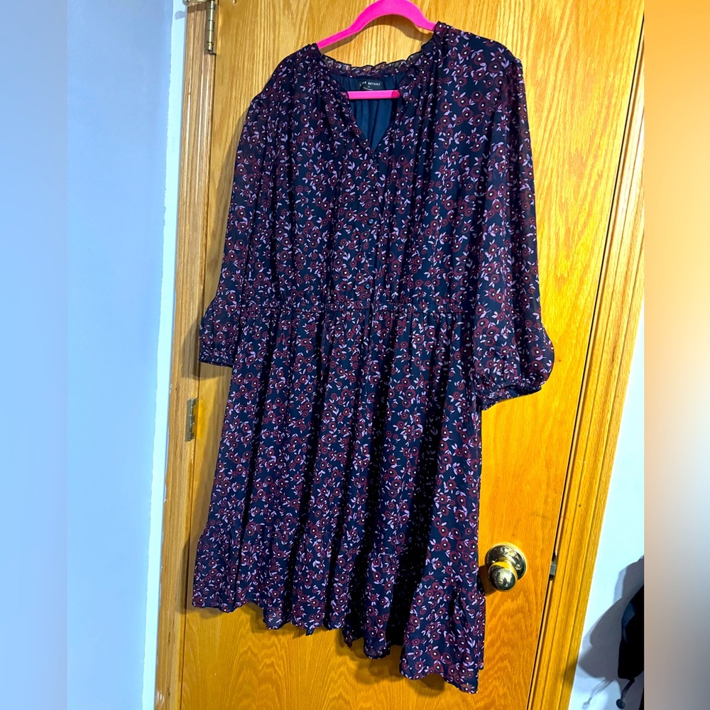 Like new size 20 Lane Bryant midi floral dress
